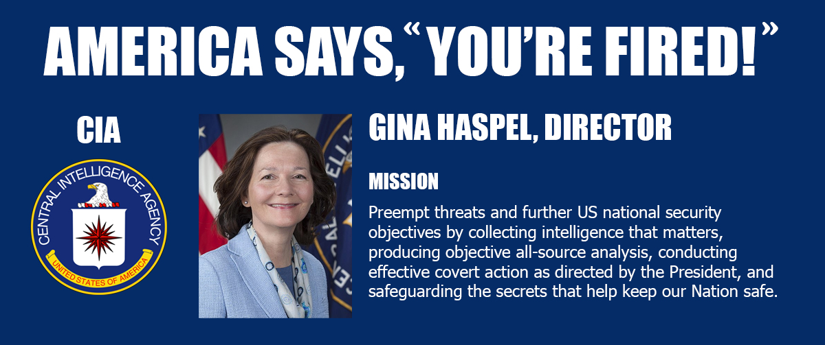 Haspel Fired